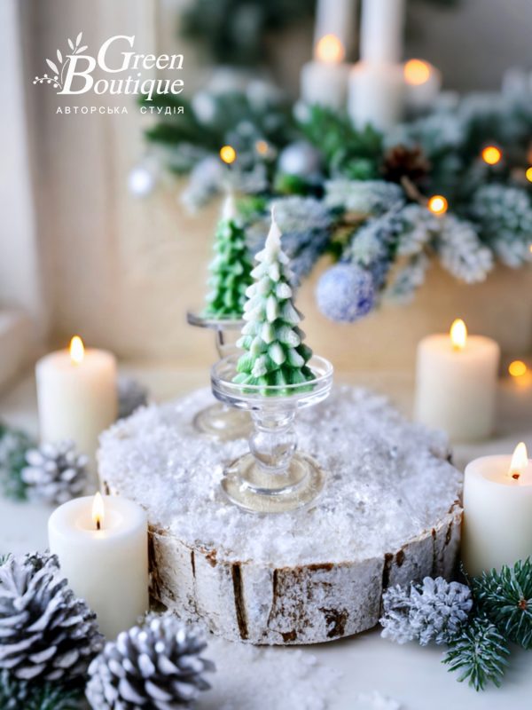 Author Christmas tree decorative candle 1