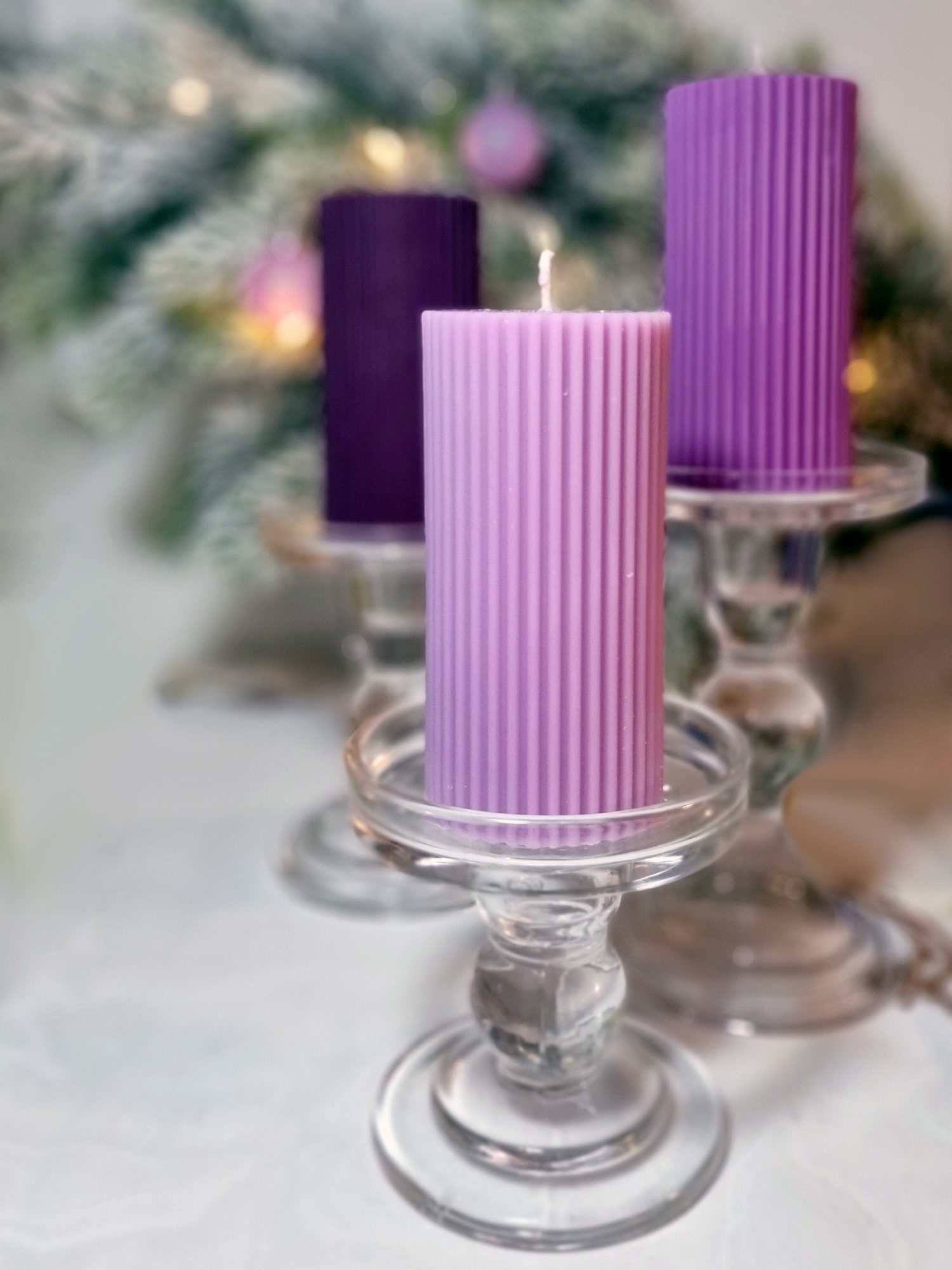 Pillar candles (4)